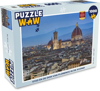 Puzzel Florence - Stad - Dom - Legpuzzel - Puzzel 1000 stukjes volwassenen