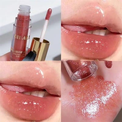 Waterdichte Shimmer Glitter Lipgloss 5 Kleuren Sprankelende Glitter Vloeibare Lipstick Lipgloss Sexy Lip Make-up Cosmetica