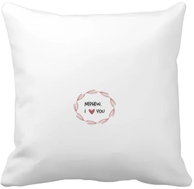 Akyol - nephew i love you Kussen hoes - Neef - de liefste neef - verjaardagscadeau - verjaardag - cadeau - cadeautje voor neef - neef artikelen - kado - geschenk - gift - 40 bij 40 cm
