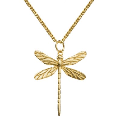 Lauren Sterk Amsterdam ketting libelle - verguld - coating