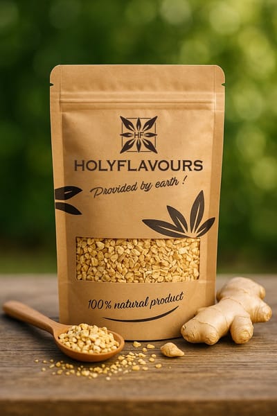 Gember Thee Stukjes 3-6 mm - 100 gram - Holyflavours