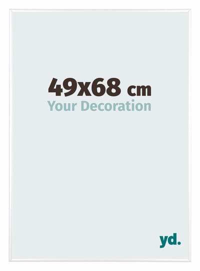 Your Decoration - Puzzellijst 49x68 cm - Wit Hoogglans - Puzzellijst 500-1000 stukjes - Aluminium Fotolijst - Kent
