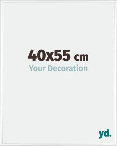Your Decoration - Fotolijst 40x55 cm - Aluminium - Wit Hoogglans - Kent