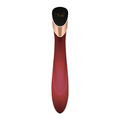 Viotec - Manto - G-Spot Vibrator - Goud en Wijnrood - Luxueuze Zachte Siliconen