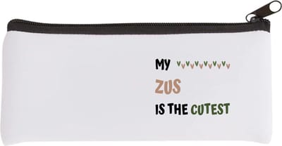 Akyol - my zus is the cutest Etui - Zus - schattige zus - verjaardagscadeau - verjaardag - cadeau - cadeautje voor zus - zus artikelen - kado - geschenk - gift - 20 bij 9 cm