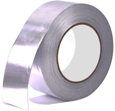 Aluminium Folietape 25 mm x 50 m - Hittebestendige Tape voor Bescherming, Isolatie en Reparatie van Diverse Oppervlakken