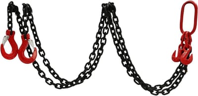 Kettingtakel - Hefketting - Lasten Verplaatsen - Inkortbaar - 2 Ton - Rood Zwart