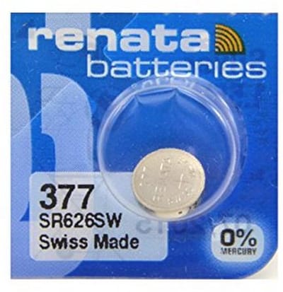 Zilveroxide batterij 1,55 V voor horloges