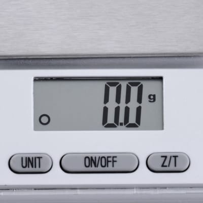 Orion - Digitale Keukenweegschaal - 0,5 kg - LCD Display - Zilver