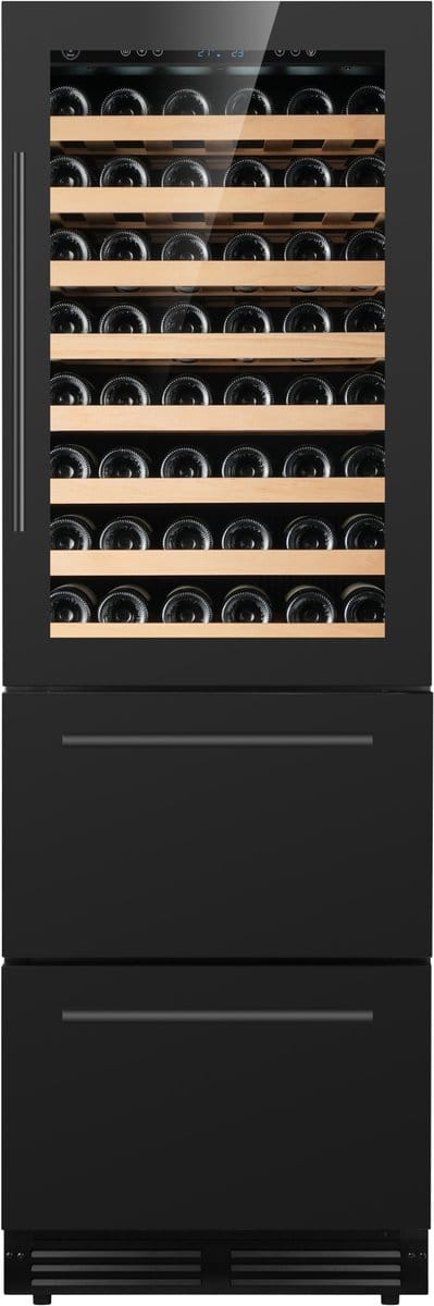 Nestor M NWBM288GN1 Wijnklimaatkast 88 Flessen Nestor Wine – Wijnkoelkast Inbouw/Vrijstaand –Drankkoelkast met Lades – LED – Wijnkoeler & Bierkoelkast – NWBM288GN1