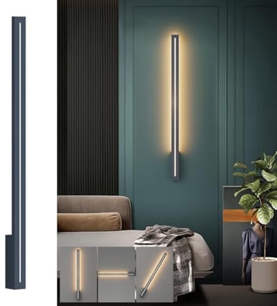 Wandlamp voor Buiten - 24 W Waterdicht IP54, Lange Buitenwandverlichting voor Tuinen en Terrassen