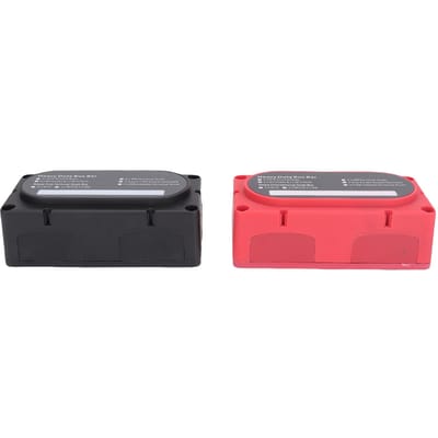 4 Posities Verdeelblok 300A Hoge Stroom M10 Draadeinden Puur Koper Geleidend Stroomverdelingsblok voor Auto Camper Boot black