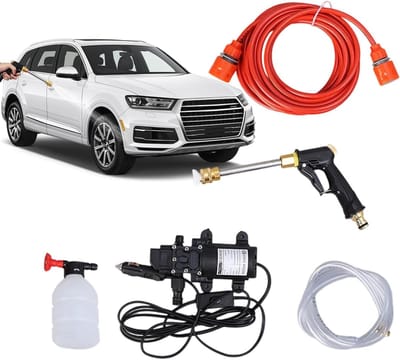 Water Sproei Slang - Druk Spuit - Buiten Schoonmaken - Zuivere Koperen Motor - 600 cm slang - Zwart