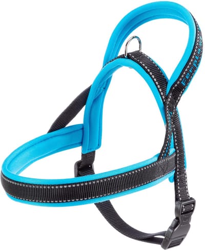 hondentuig Sport 48 x 71 cm nylon blauw/zwart maat S