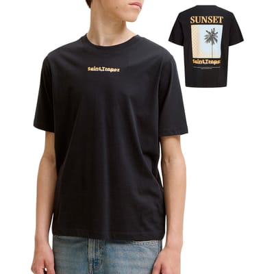 Jack & Jones City Photoprint SS Shirt Jongens - Maat 128