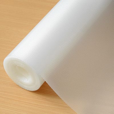 Verpakking van antislipmatten voor in de keuken-laden-antislipmatten voor in de koelkast-EVA- 60 cm x 500 cm-schuim-laat geen plakkerige resten achter.