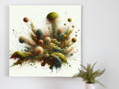 Kunstprint | Wanddecoratie | Dibond | 20 × 20 cm