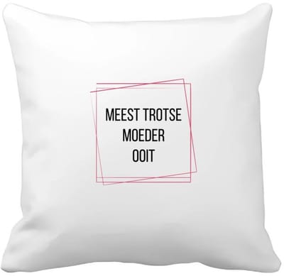 Akyol - meest trotse moeder ooit Kussen hoes - Mama - trotse moeder - moeder cadeautjes - moederdag - verjaardagscadeau - verjaardag - cadeau - geschenk - kado - gift - moeder artikelen - 40 bij 40 cm