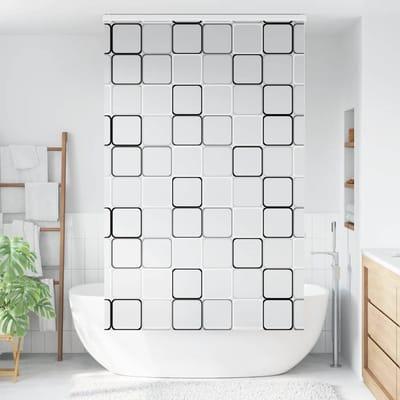 vidaXL - Doucherolgordijn - met - cassette - 130x240 - cm - stofbreedte - 126 - cm