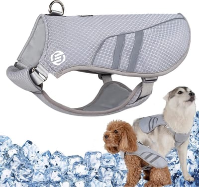 Equivera Koelvest Hond - Koel Vest Hond - Coolvest Hond - Cool Vest Hond - Verkoelend Vest - Cooling Vest Hond - Koelvest - Koeljas - Koeljas Hond - Cooljas Hond - Verkoeling Hond - Maat S
