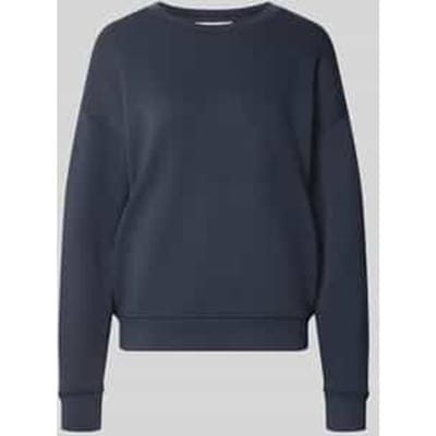 relaxed fit sweatshirt met elastische boordjes