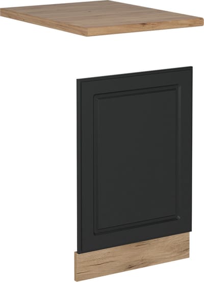 Vicco R-Line Voorpaneel vaatwasser – 45 cm, WB Eik Antraciet landhuis