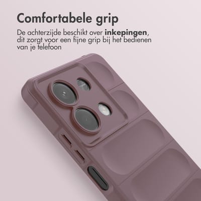 imoshion Hoesje - Geschikt voor Xiaomi Redmi Note 13 (5G) - EasyGrip Backcover - Paars