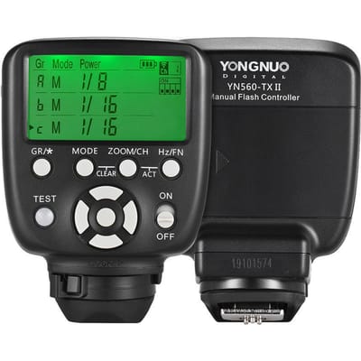 YONGNUO YN560-TX II Flash Trigger Afstandsbediening Zender voor Canon 1 for Nikon DSLR