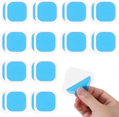 Zelfklevende gelpads voor spierstimulator, 24 stuks, hydrogel vervangingen voor buik- en biltraining, fitnessaccessoires