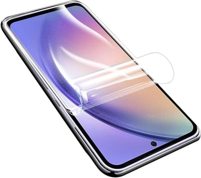 DrPhone HG - Zachte Nano Hydro Screenprotector - Verbetering Tempered Glass Schermfolie - Voor Samsung A40 - 0.2mm - Volledige Dekking