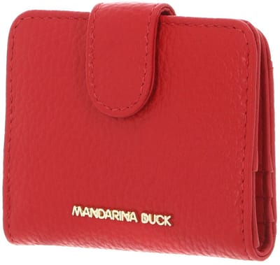 MANDARINA DUCK Leren kaarthoes Mellow Leather Card Case Diva rood