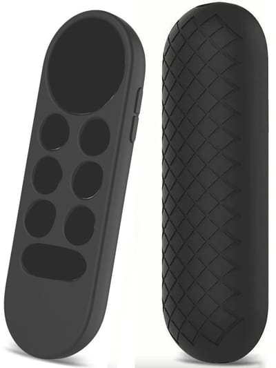 Allecto - Afstandsbediening Beschermhoes - Siliconen Cover - Antislip Design - Perfecte Vervanging - Voor Chromecast TV - Zwart