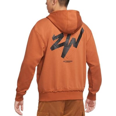 Sweatshirt Jordan Zion Homme Rouge Foncé Ocre 2XL brown