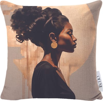 OLUMI Sierkussenhoes 45x45 cm – Linnen Look – Exclusief Binnenkussen – Decoratieve Kussenhoes – Woonkamer / Bank / Slaapkamer