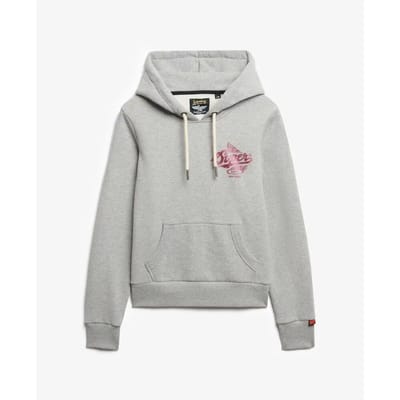 Superdry - Athletic hoodie met metallic logo - Dames - Hoodies