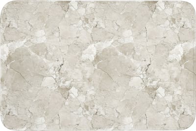 Badmat 90x60 cm - Antislip - Marmer - Grijs - Aders - Badmatten voor badkamer - Badkamermat - Douchemat - Badkamer mat
