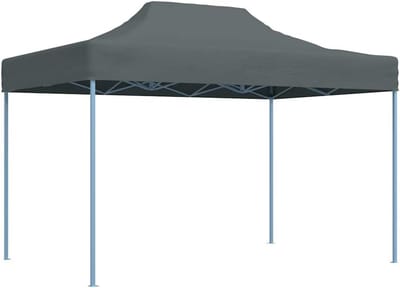 Inklapbare Partytent - Feesttent Tuintent - Buitenfeesten Evenementen - UV-bestendig Waterdicht - 3x4 Meter - Antraciet