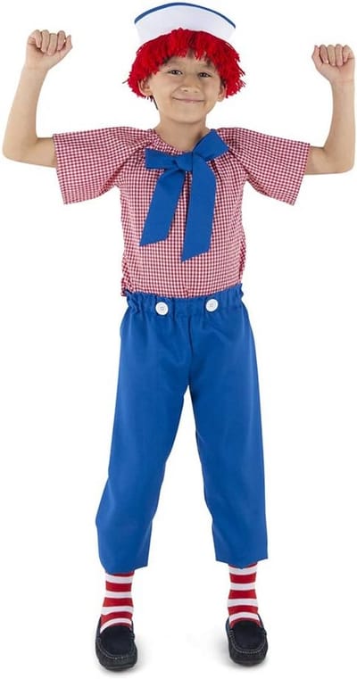 Verkleedkostuum Jongen als Lapjespop – Leuk voor Carnaval, Feestjes en Halloween