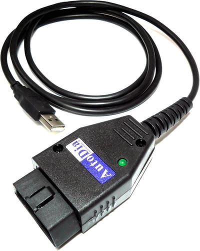 Diagnostisch Interface - OBD Scanner Auto - Auto Uitlezen - CAN UDS KKL - 96 g - Grijs