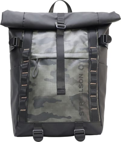 strellson Vrije tijd rugzak Rugzak met laptopvak Stamford Eddie Backpack LVF Black Veelkleurig