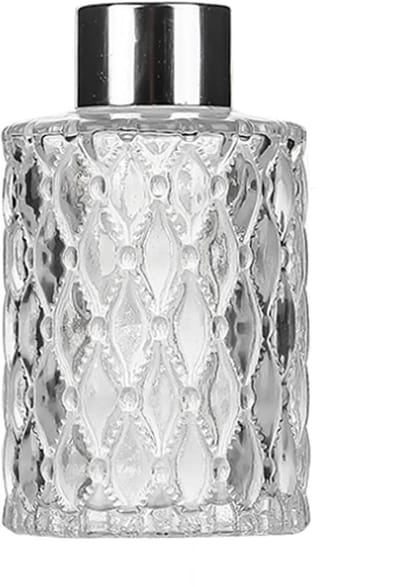 Dailygoods- Diffuserfles 150ml - Glazen Aromatherapie Pot - DIY Vervangset - Geur Accessoires - Stevige Bodem - Kristalhelder Design - Geurverspreider