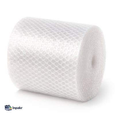 Inpakr Noppenfolie - 50cm x 100m - 10mm Nop - Bubbeltjesplastic Rol - Bubbelfolie Luchtkussenfolie - Transparant