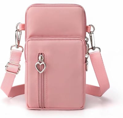 Dames Schoudertas van Oxford Stof, Multifunctionele Mini Tas met Veel Vakken, Stijlvolle Handtas voor Mobiele Telefoon en Accessoires