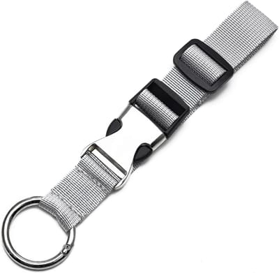 Verstelbare Luggage Straps voor Koffers en Tassen - Ideaal voor Reizen, Veilig en Duurzaam met Gesp (Grijs)