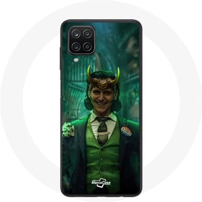 Coque - Maniacase - Samsung Galaxy A12 - Loki Thor Ragnarok - Souple - Noir noir