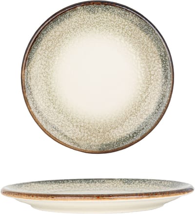 By Bone Dessertbord - Spazio - Porselein - 19 cm - set van 6