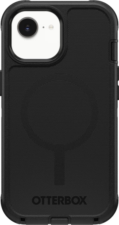 Otterbox Defender Backcover Apple iPhone 17e, iPhone 16e, iPhone 15, iPhone 14, iPhone 13 Zwart MagSafe compatible