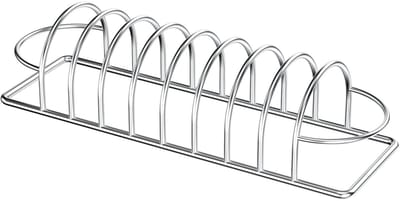 Barbecue Rek - Kip Braadstandaard - Outdoor Koken - Roestvrij Staal - 22x6x5cm - Zilver