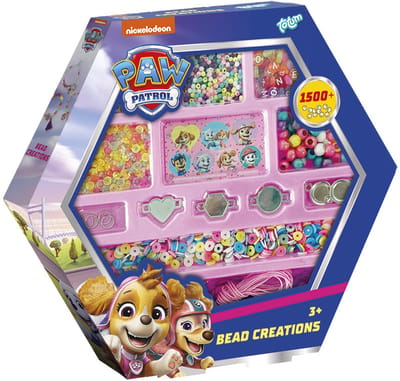 Paw Patrol speelgoed Totum kralen set 1500 delig - bedel armbandjes en sieraden maken - knutselen meisjes en jongens vanaf 3 4 5 jaar cadeau tip