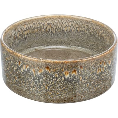 Trixie - Voerbak / Drinkbak - Keramiek - Bruin - 16cm - 900ML